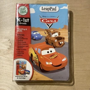 Leap Frog K-1st grade reading/math CARTRIDGE & Interactive Book Disney Pixar MZ - Picture 1 of 12
