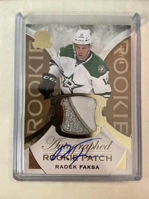 2015-16 Upper Deck The Cup /249 Radek Faksa #149 RPA Rookie Patch Auto RC - Image 1 of 2
