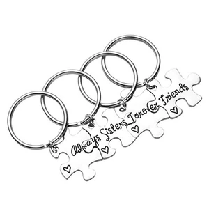 Key Rings Key Chain Always Forover Friends for Girls Firends - Imagen 1 de 12
