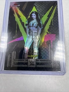 SCARLETT 2025 Topps Finest WWE Black Refractor /20 Uncommon Scarlett Bordeaux - Bild 1 von 6