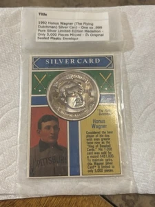 Silberkarte Honus Wagner 1992 - Bild 1 von 14