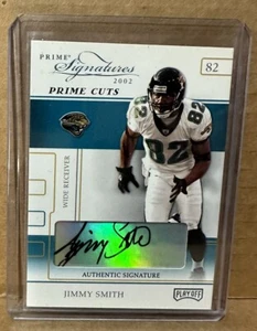 Jimmy Smith 2002 Playoff Signatures Prime Cuts Autograph Platinum #4/5 SP RARE - Picture 1 of 2