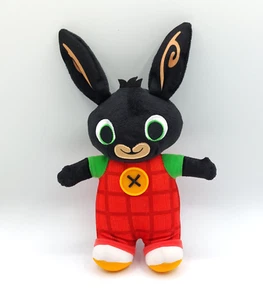 Doudou lapin Bing Fisher Price Mattel 2015 – salopette rouge – peluche - Imagen 1 de 3