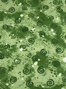 Country Junction Northcott Fabric Green Tone on Tone Swirls 2Y x 44"W - Picture 1 of 3