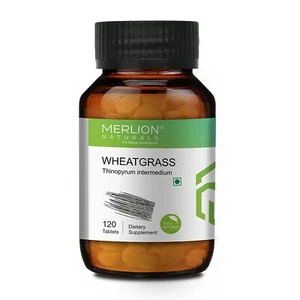 Merlion Naturals Wheat Grass Tablets, 500mg 120 Tablets - Picture 1 of 4