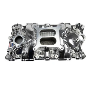 Edelbrock 2701-CP Performer EPS Intake Manifold for 1955-86 Small-Block Chevy - Picture 1 of 9