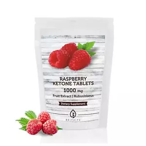 Himbeer Ketone 1000mg 30 Tabletten Natürlicher Fatburner & Gewichtsverlust Supplemen - Bild 1 von 8