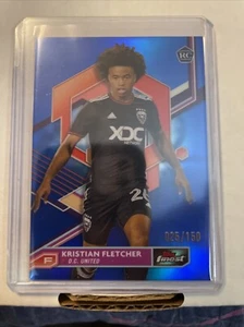 2023 Topps Finest MLS - Blue Refractor #38 Kristian Fletcher #25/150 (RC) - Picture 1 of 3
