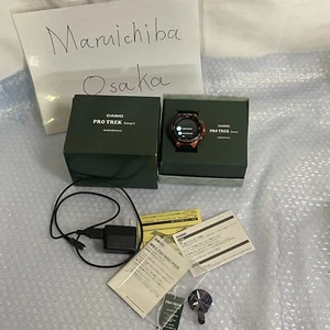 CASIO Protrek Smart WSD-F20-RG Watch Digital Orange with Charging cable and BOX - Picture 1 of 8