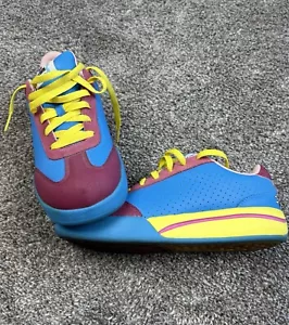 RARE Vintage Y2K Ice Cream Blue Yellow Pink Shoes Men’s US Size 6 BBC Pharrell - Picture 1 of 10