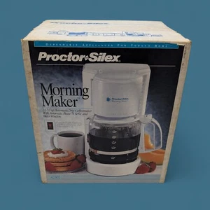 Brand New Old Stock Vintage Proctor Silex 42301 12-Cup Coffee Maker White - Picture 1 of 5