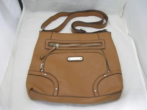 BOLSO DE HOMBRO MUJER PIEL NATURALIZADORA - TALLA MEDIANA EXCELENTE ESTADO - Imagen 1 de 9