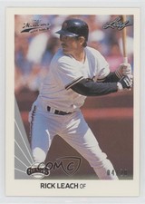 2012 Leaf Memories 1990 Leaf Buy Back Silver Foil /20 Rick Leach #436
