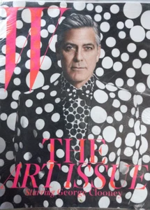 W MAGAZINE THE ART ISSUE STARING GEORGE CLOONEY DECEMBER 2013/JANUARY 2014 - Picture 1 of 1
