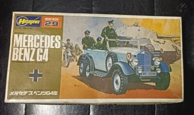 HASEGAWA MINIBOX 29 GERMAN MERCEDES BENZ G4 1:72 JAPAN GERMAN PASSENGER CAR - Immagine 1 di 4