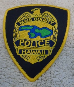 Maui County Law Enforcement Police Patch Molokaʻi Lānaʻi Hawaiʻi BRAND NEW 5"X4" - Picture 1 of 2