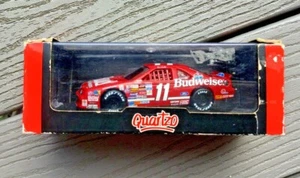 QUARTZO 1/43 NASCAR BILL ELLIOTT'S #11 BUDWEISER CAR IN DISPLAY CASE # 2011 NIB - Picture 1 of 10