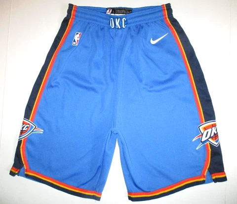 Nike Oklahoma City Thunder Basketball Shorts Youth L 14/16 Cover
