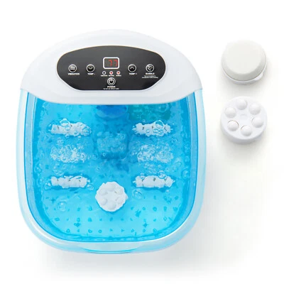 Foot Spa Massager Foot Bath Soak Tub with Heat Bubble Massage Beads - Image 1 of 4