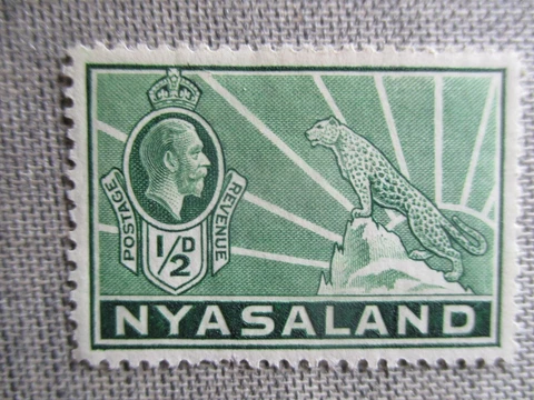 Nyasaland, Scott#38, MH Cover