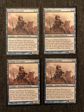 MTG Common Halimar Excavator x 4  NM - Worldwake Magic The Gathering