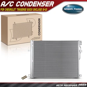 AC Condenser with Receiver Drier for Chevrolet Traverse Buick Enclave 2018-2021 - Picture 1 of 9