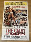 THE GIANT OF MARATHON 1960 OG 1 SH Movie Poster Fantasy Art Steve Reeves Mylene