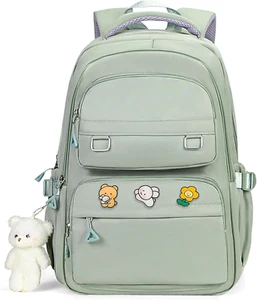 Cute Aesthetic School Backpack for Teens Girls Boys Women, College Laptop Bookba - Picture 1 of 12