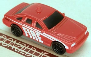 Malibu MIcrons 1990s Chevrolet Caprice Fire Chief Cruiser Chevy About 1.5" Long - Bild 1 von 2