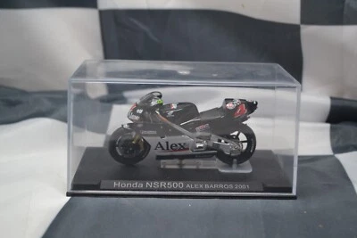IXO / DEA - HONDA NSR500 2001 - ALEX BARROS - BICICLETA DE CARRERAS MODELO ESCALA 1/24 Foto 1 de 4