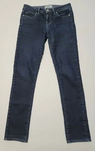Paige Skyline skinny Womens size 25 Jeans Dark Wash Blue Slim Denim - Picture 1 of 12