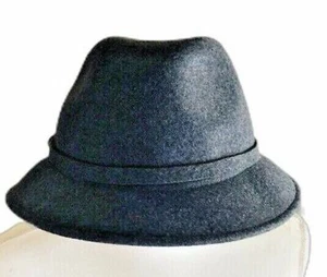 Cappello Betmar Collezione Italiana Grigio Lana Secchiello Stile D Lana Laine Copricapo Italia - Foto 1 di 11