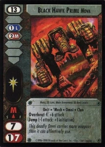 4x  Black Hawk Prime (Nova) - C Ungraded Commander's Edition - Battletech - Picture 1 of 1