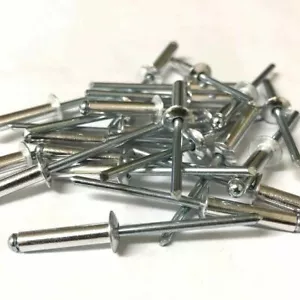 A2 STAINLESS STEEL POP RIVETS 3/16 OPEN DOME HEAD 4.8mm (CHOOSE LENGTH) QTY 500 - Picture 1 of 3