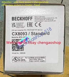 1 Stück NEU Beckhoff CX8093 SPS Controller Modul DHL/FedEx - Bild 1 von 1