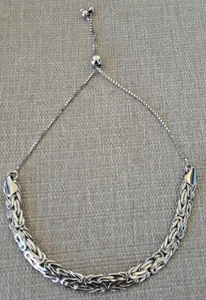 Ross-Simons Sterling Silver Byzantine Bolo Bracelet Adjustable to 9" - Picture 1 of 3