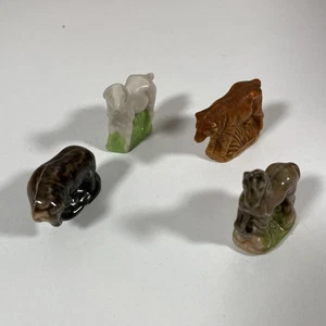 Wade Whimsies Farm Animals Bundle x 4 Horse Cow Ram Lamb - Picture 1 of 6