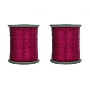 Cotton Metallic Zari Thread For Embroidery 0.1Mm 100 Gram- Pack Of 2 Roll - Picture 1 of 54