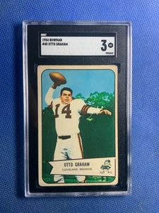 1954 Bowman OTTO GRAHAM Cleveland Browns #40 SGC 3 VG Condition - Picture 1 of 2