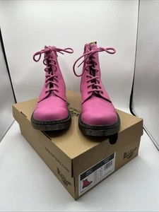 Dr. Martens 1460 Pascal Virginia Damen-Lederstiefel sparsam pink Größe 6 Schnürstiefel - Bild 1 von 21