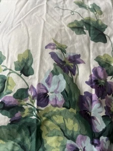 Lenzuolo con angoli vintage Waverly Garden Room SWEET VIOLETTES floreale king - Foto 1 di 3