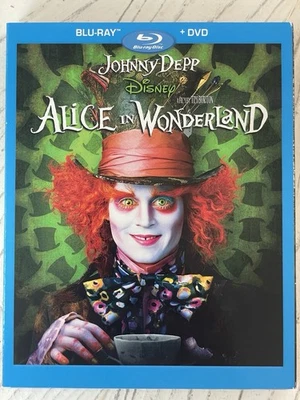 Alice in Wonderland [Blu-ray+DVD] (2010) 2-Disc w/Slipcover DISNEY *NEW, SEALED* - Image 1 of 4