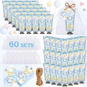 60 Sets Baby Shower Hand Cream Boy Baby Shower Party Favors Gifts for Guests Br - Picture 1 of 6