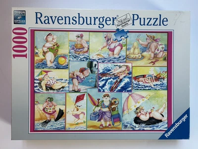 2018 Ravensburger Jigsaw Puzzle "Bathing Beauties" #198641 - 1000 pc COMPLETE - Image 1 of 3