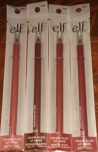 4X NIP ELF CREAM GLIDE LIP LINER MAUVE/BEIGE/MOCHA/EXPRESSO - Picture 1 of 2