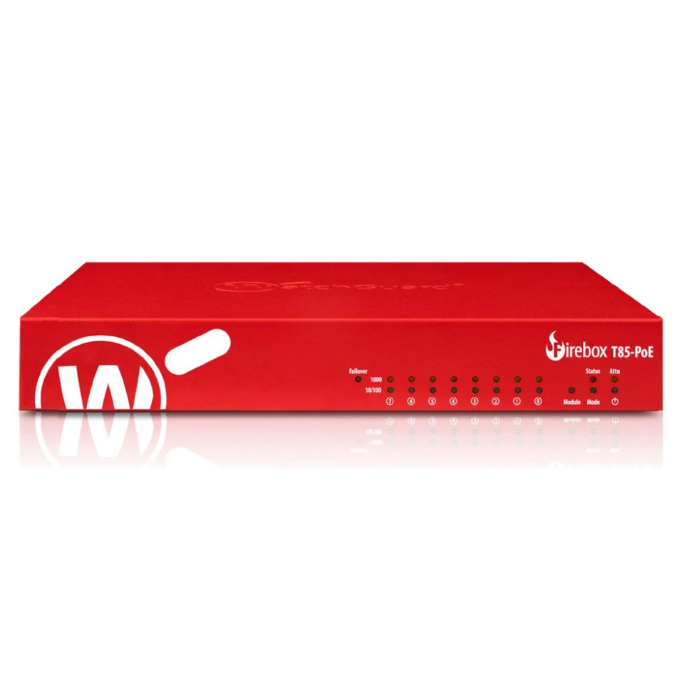 Firewall Watchguard FIREBOX T85- Nero USB 2.0 - Immagine 1 di 1