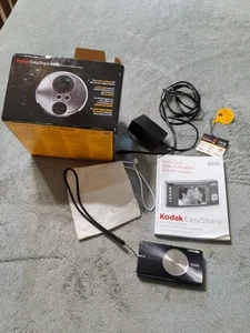 Kodak EasyShare V610 Dual Lens 6.1 MP Digitalkamera - Schwarz getestet funktioniert - Bild 1 von 7
