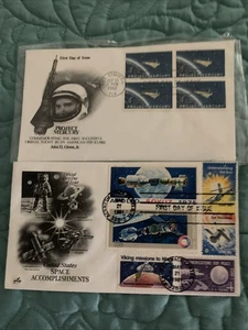 SPACE-(2)US FDI #1193 JOHN H. GLENN 4BLK+SEE GREAT COMBO-ARTCRAFT - Picture 1 of 4