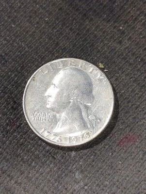 1776-1976 D Bicentennial Error Quarter With Filled Mint Mark. - Image 1 of 2