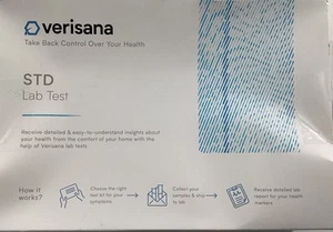 Prueba de laboratorio Verisana salud sexual ETS para mujeres hombres clamidia envío a laboratorio - Imagen 1 de 5